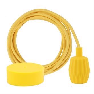 Dark yellow cable 3 m. w/yellow Plisse