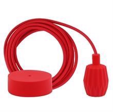 Red cable 3 m. w/red Plisse
