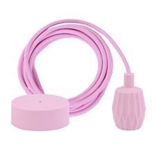 Pale pink cable 3 m. w/pale pink Plisse