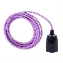 Lilac cable 3 m. w/black porcelain