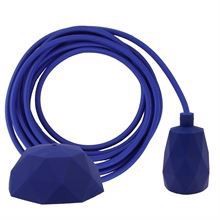 Cobalt blue cable 3 m. w/dark blue Facet