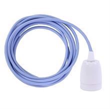 Pale blue cable 3 m. w/white porcelain