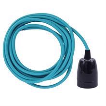Turquoise cable 3 m. w/black porcelain