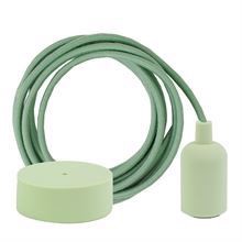 Dusty Apple green cable 3 m. w/pale green New