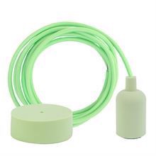 Spring green cable 3 m. w/pale green New