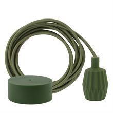 Army green cable 3 m. w/army green Plisse