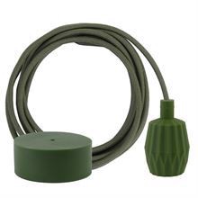 Dusty Army green cable 3 m. w/army green Plisse