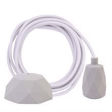 Dusty Offwhite cable 3 m. w/pale grey Facet