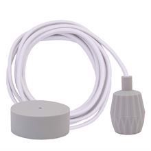 Dusty Offwhite cable 3 m. w/pale grey Plisse
