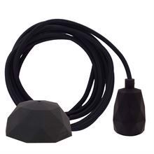 Black cable 3 m. w/black Facet