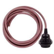 Copper cable 3 m. w/bakelite lamp holder w/2 rings E27
