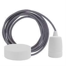 Black Snake cable 3 m. w/white Copenhagen