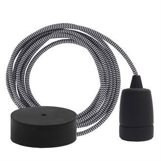 Black Snake cable 3 m. w/black Copenhagen