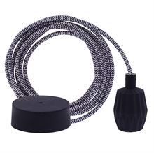 Black Snake cable 3 m. w/black Plisse