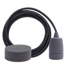 Grey Snake cable 3 m. w/dark grey Copenhagen