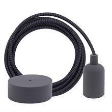 Grey Snake cable 3 m. w/dark grey New