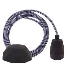 Black Stripe cable 3 m. w/black Facet