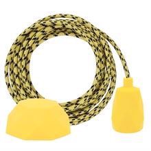 Yellow Cheque cable 3 m. w/yellow Facet