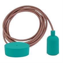 Pink Mix cable 3 m. w/turquoise New