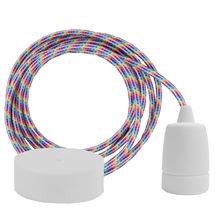 White Rainbow cable 3 m. w/white Copenhagen