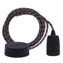 Black Rainbow cable 3 m. w/black Copenhagen