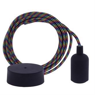 Black Rainbow cable 3 m. w/black New