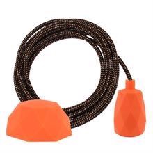 Warm Mix cable 3 m. w/deep orange Facet