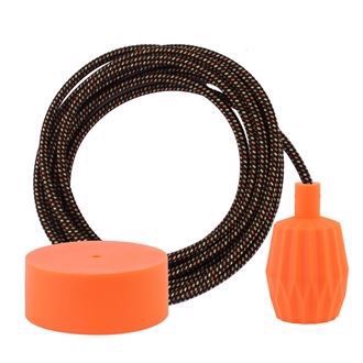 Warm Mix cable 3 m. w/deep orange Plisse