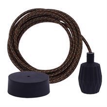 Warm Mix cable 3 m. w/black Plisse