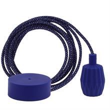 Denim Mix cable 3 m. w/dark blue Plisse