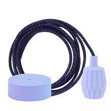 Denim Mix cable 3 m. w/baby blue Plisse