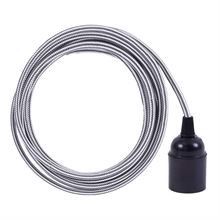 Grey Stripe cable 3 m. w/bakelite lamp holder