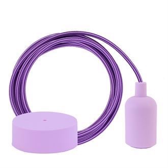 Purple Stripe cable 3 m. w/lilac New