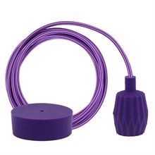 Purple Stripe cable 3 m. w/purple Plisse