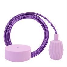 Purple Stripe cable 3 m. w/lilac Plisse
