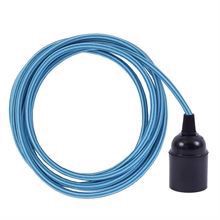Turquoise Stripe cable 3 m. w/bakelite lamp holder
