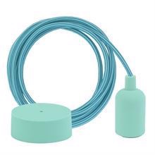 Turquoise Stripe cable 3 m. w/pale turquoise New