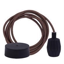 Copper Snake cable 3 m. w/black Plisse