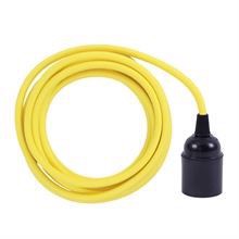 Dusty Yellow cable 3 m. w/bakelite lamp holder