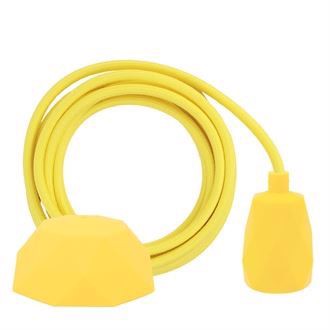 Dusty Yellow cable 3 m. w/yellow Facet