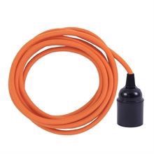 Dusty Orange cable 3 m. w/bakelite lamp holder