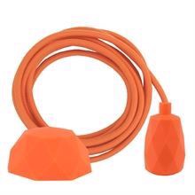 Dusty Orange cable 3 m. w/deep orange Facet