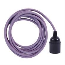 Dusty Lilac cable 3 m. w/bakelite lamp holder