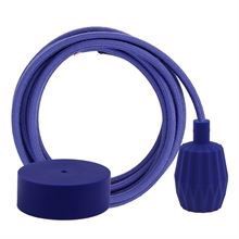 Dusty Dark blue cable 3 m. w/dark blue Plisse