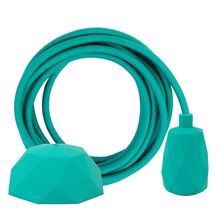 Dusty Turquoise cable 3 m. w/turquoise Facet
