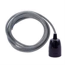 Dusty Black Snake cable 3 m. w/black porcelain
