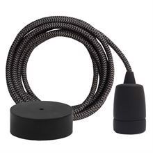 Dusty Grey Snake cable 3 m. w/black Copenhagen
