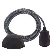Dusty Black Snake cable 3 m. w/black Facet