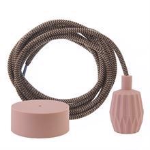 Dusty Latte Snake cable 3 m. w/nude Plisse