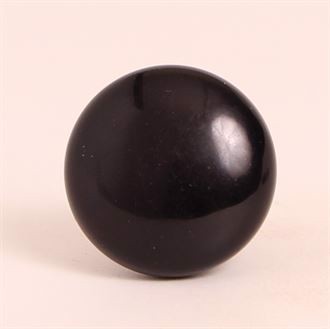 Black polyresin knob